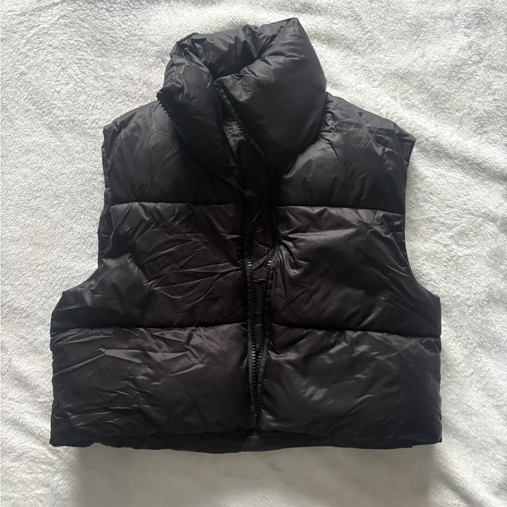Black Puffer Vest